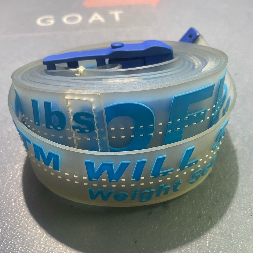 Off white belt clear blue ss19